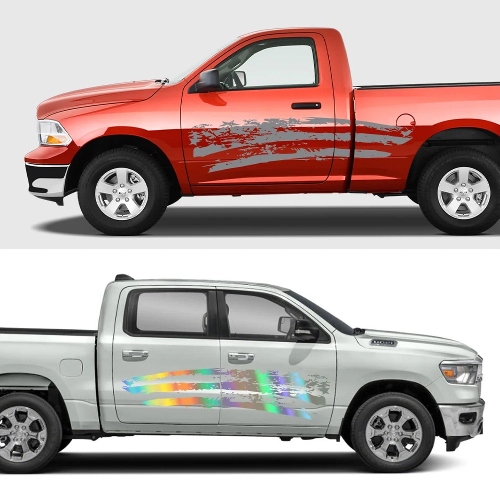 Ślady rozprysków samochodu Naklejka powitalna Pickup Truck Uniwersalna winylowa graficzna naklejka dekoracyjna Okładka Auto Tuning Akcesoria