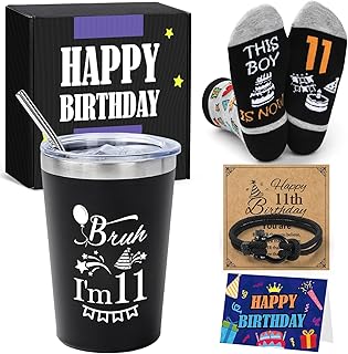 11 Year Old Boy Birthday Gift Ideas, Unique Funny Gift Set for 11th Teenage Boys, Eleven Year Old Gifts ideas for Boys Son Grandson Nephew Friend