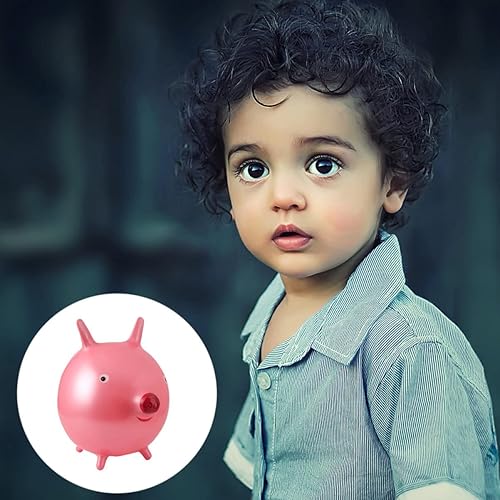 Miniatura 6 de TOYANDONA Juguete de niña 2pcs Bouncing Ball Handle Cartoon Niño PVC Juguetes para niños