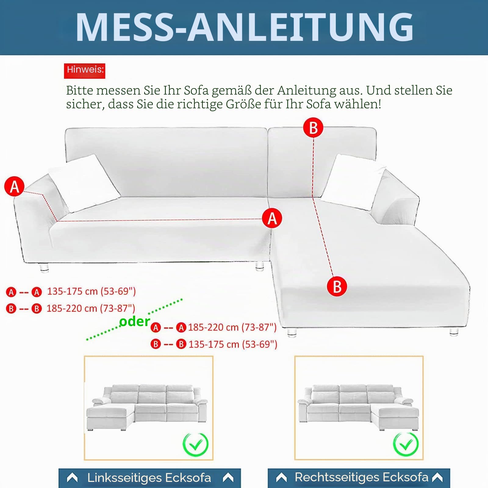 Stretch Samt Sofabezug L Form-Beigegrau-2 Sitzer+3 Sitzer | Weich Bequem Anti-rutsch überzug ecksofa Waschbarer Für Kinder Haustiere Hunde Katzen