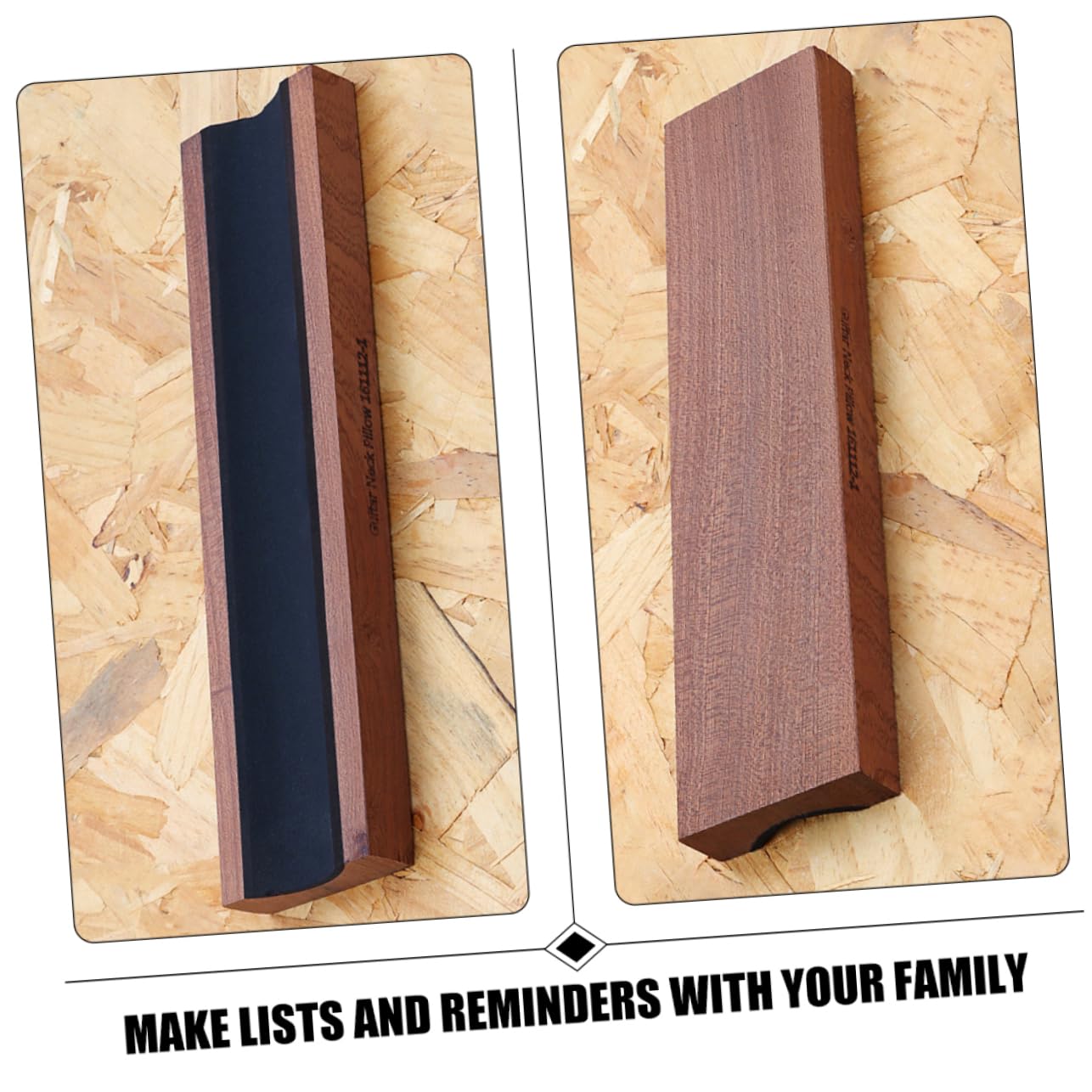 Mikinona Cuscino Poggia-manico Per Chitarra in Legno Supporto Per Collo Chitarra Supporto Per Collo Ukulele Leggero e Portatile