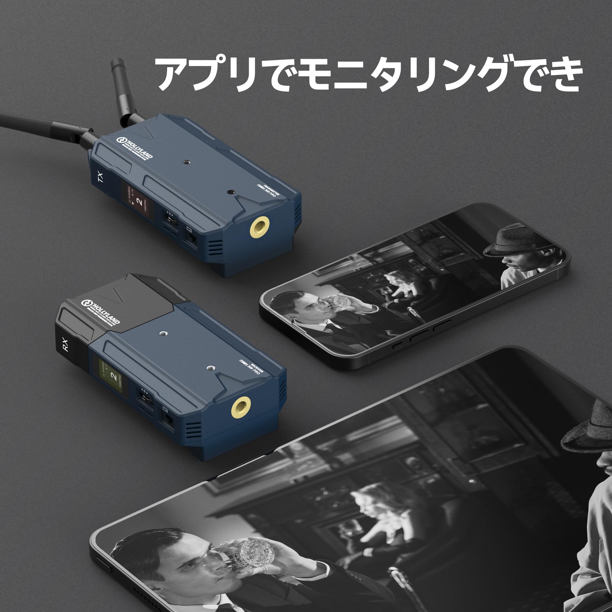 Amazon.co.jp: Hollyland Mars 300 Pro Enhanced Wireless Video 