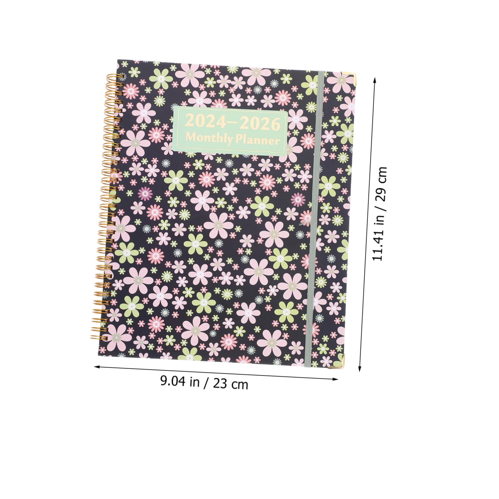 Cuaderno Planificador Mensual Itinerario Cuaderno Espiral para Estudiantes Planificador Decorativo para Horarios Prácticos Material de Oficina para Planificar
