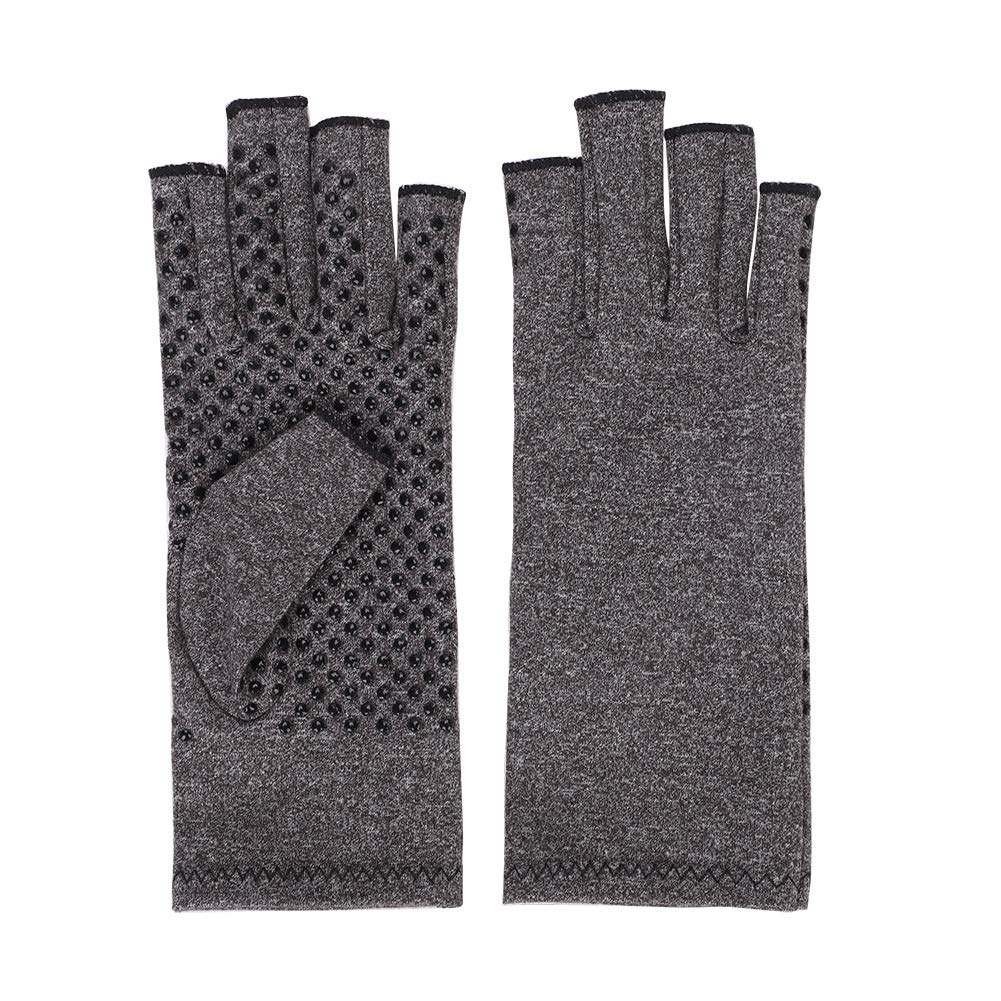 Arthritis Compression Gloves - Fingerless, Breathable For Pain Relief In Hands & Joints, Men & Women