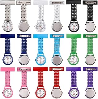 Orologio da infermiera, con clip, ciondolo analogico | medico, regalo | medico, medico, medico, dottore, da donna