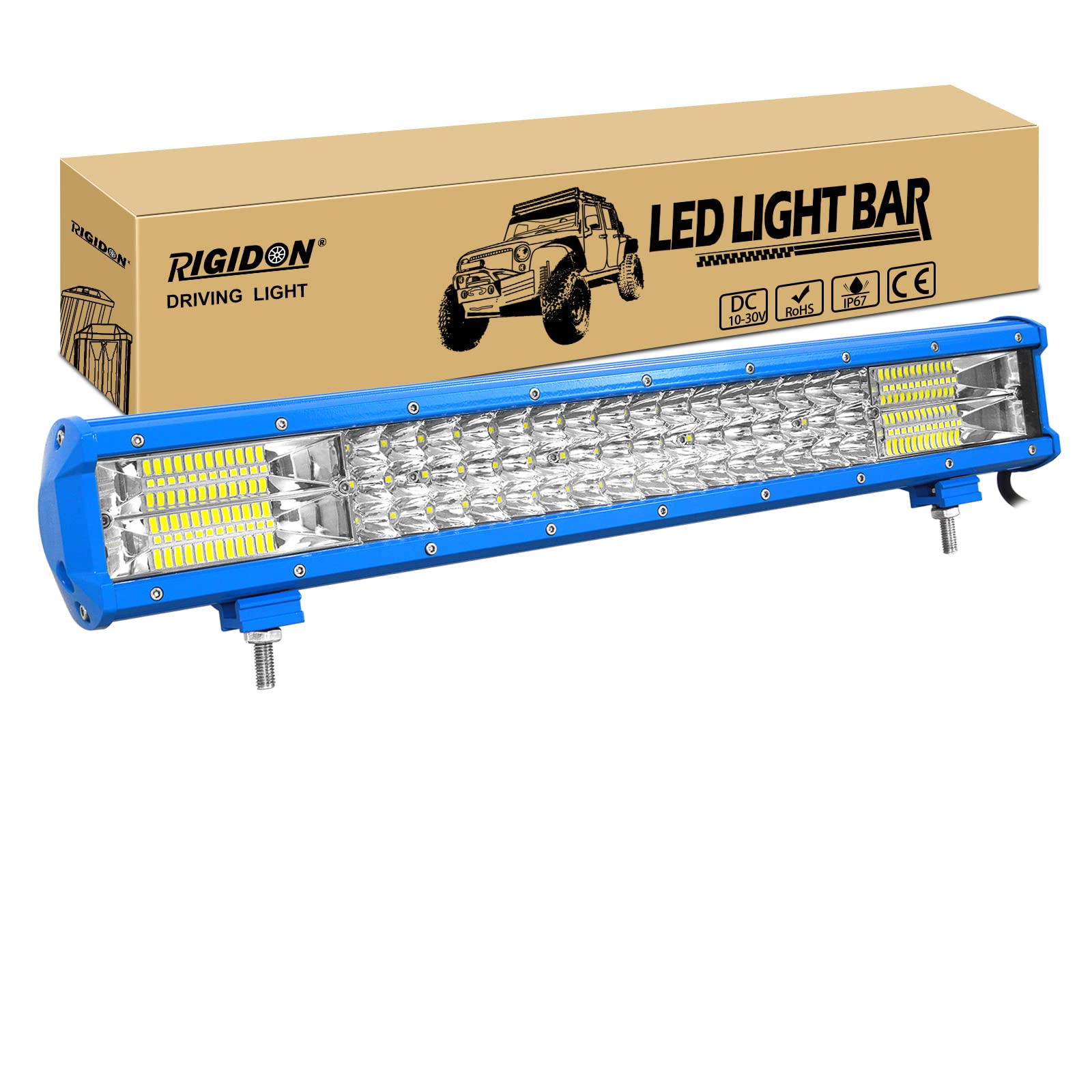 Barra Led 20 Pollici 420W RIGIDON 8D - Per Fuoristrada, Camion, SUV, 12V/24V, Impermeabile IP67 - Foto 7