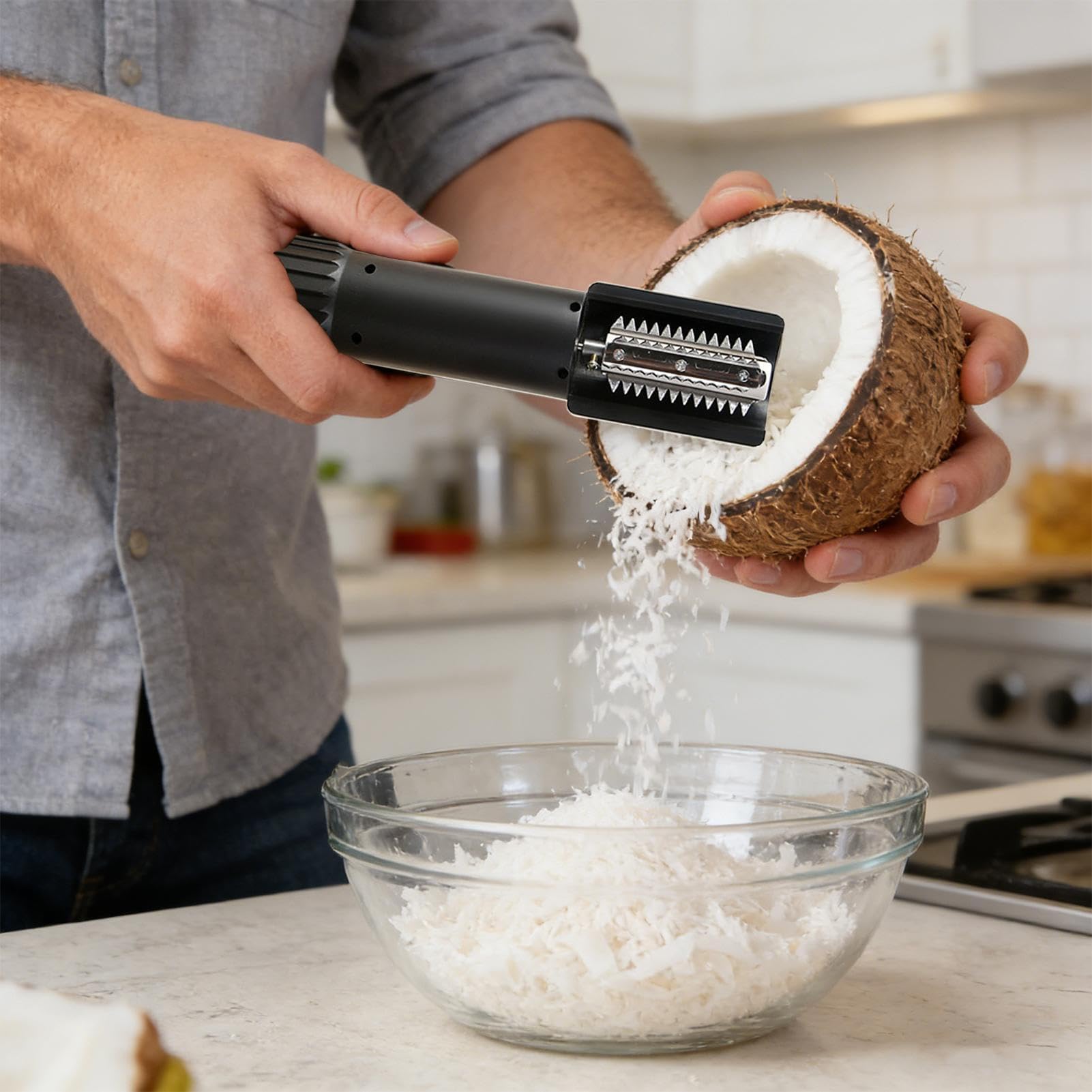 Máquina eléctrica ralladora de frutas Automático portátil antisalpicaduras