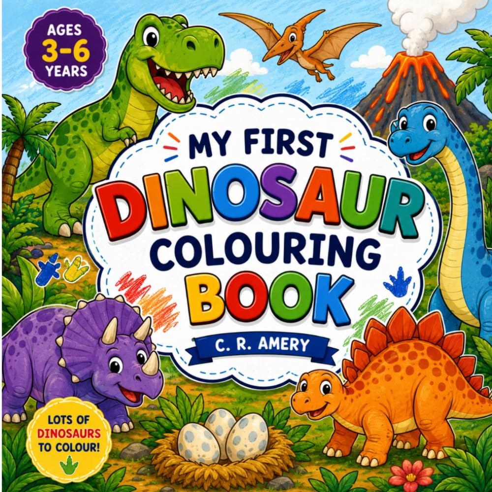 My First Dinosaur Colouring Book - Ages 4 to 6
