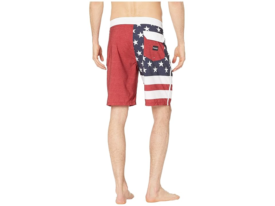 

Hurley 20 Phantom Patriot Boardshorts (Gym Red) Men's Swimwear
