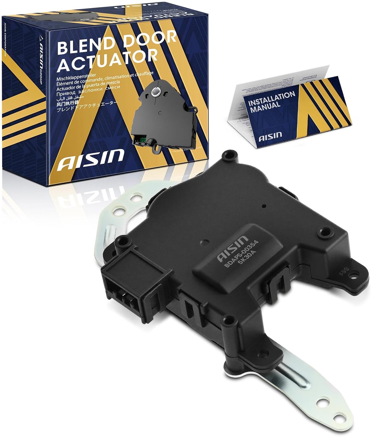 AISIN AFTERMARKET BDAPS-00354 Right Main HVAC Heater Blend Door Actuator - Compatible with Honda CR-V 2012-2016, Accord 2013-2017, Acura ILX RDX 2013-2018 - Temperature Control Actuator