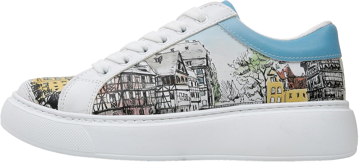 DOGO Wedge Platform Sneakers for Women - Handmade Vegan Leather, Unique Chunky Sneakers - Image 7