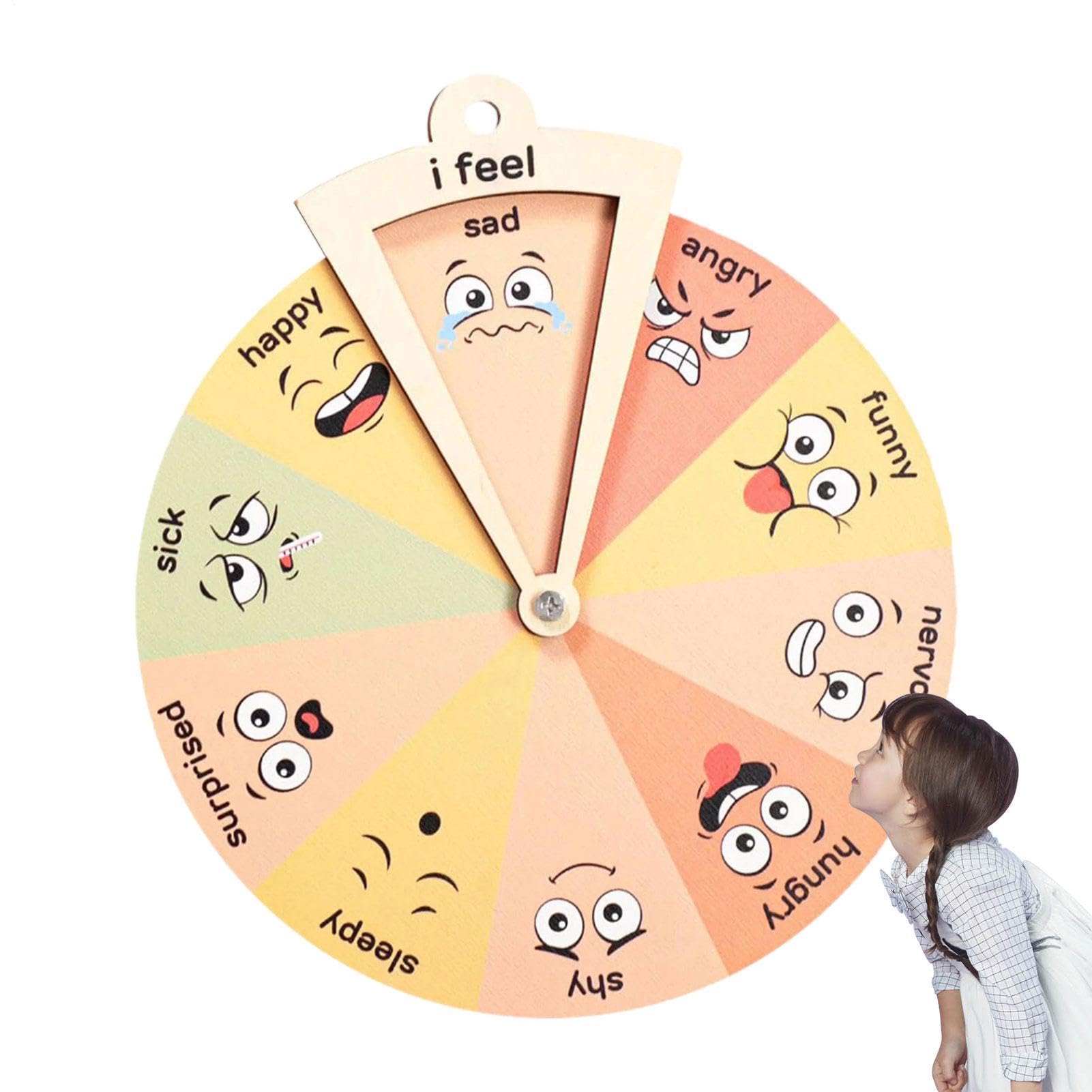 Rad der Emotionen – Gefühlsrad aus | Bild der Emotionen Spielzeug Rad der Emotionen, Rad der Gefühle, Farbrad für psychische Gesundheit, Zubehör