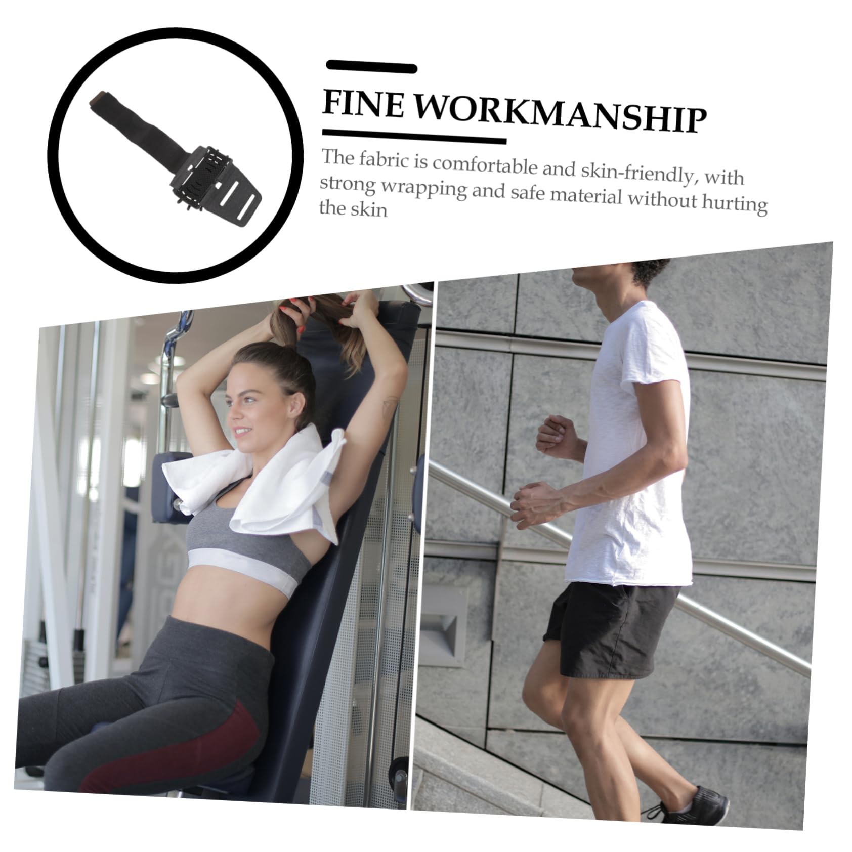Uonlytech 5pezzi Bracciale Per Per Smartphone e Sport All Design e Resistente Bracciale Per Jogging e Fitness