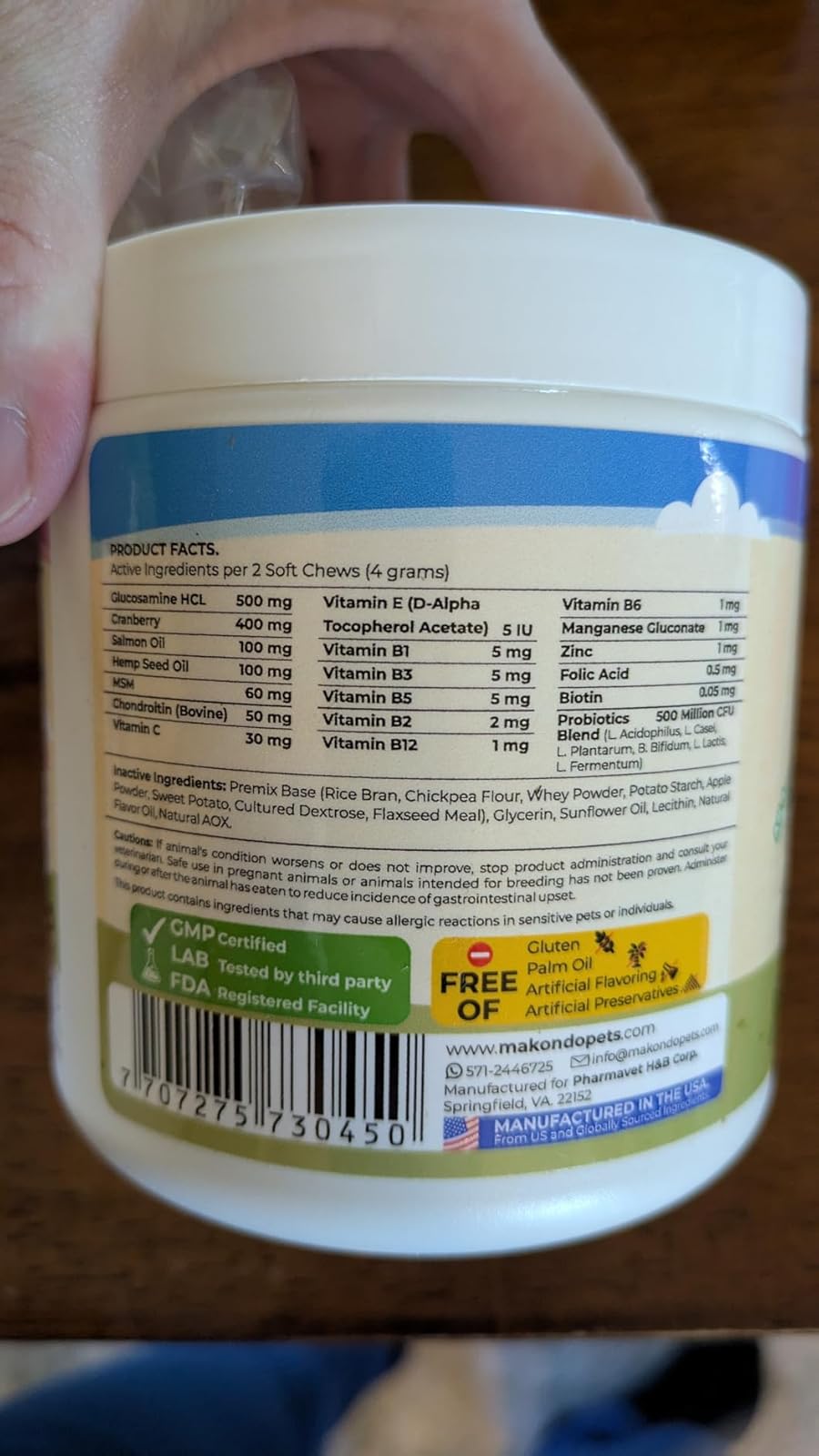 Dog Prenatal Vitamins - 120 Soft Chews