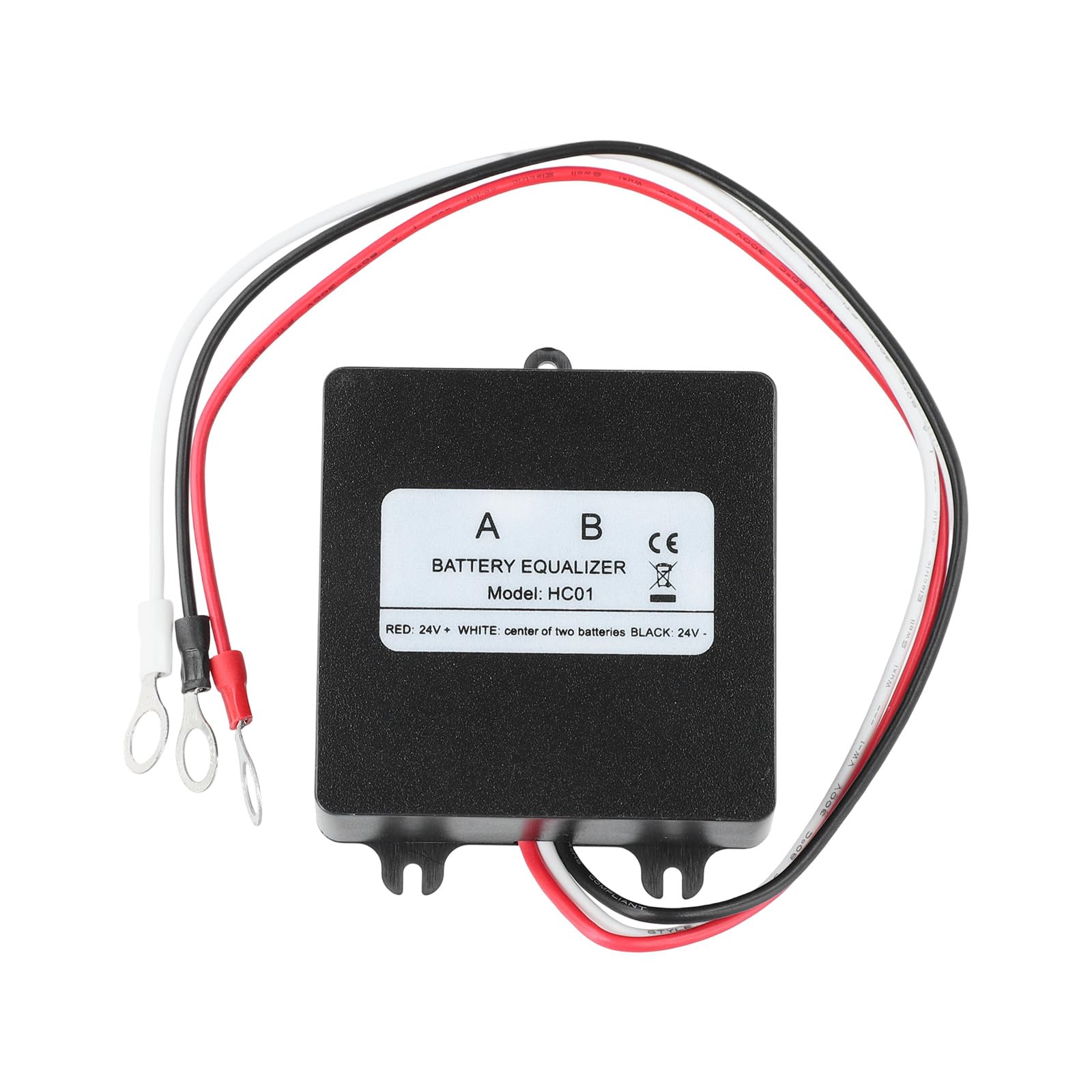 Equilibrador de batería, 24 V 48 V pantalla LED ecualizador inteligente de batería, equilibrador de voltaje de carga y descarga de batería para plomo ácido, batería de litio (HA01)