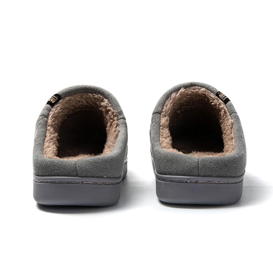 Pantoufles En Mousse Mémoire - Chaussons Chauds Mixte Adulte, Semelle Antidérapante, Pour Intérieur/extérieur