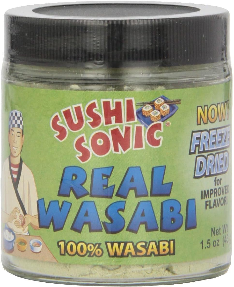 Sushi Sonic Freeze-Dried Real Wasabi - Case of 12 - 1.5 OZ