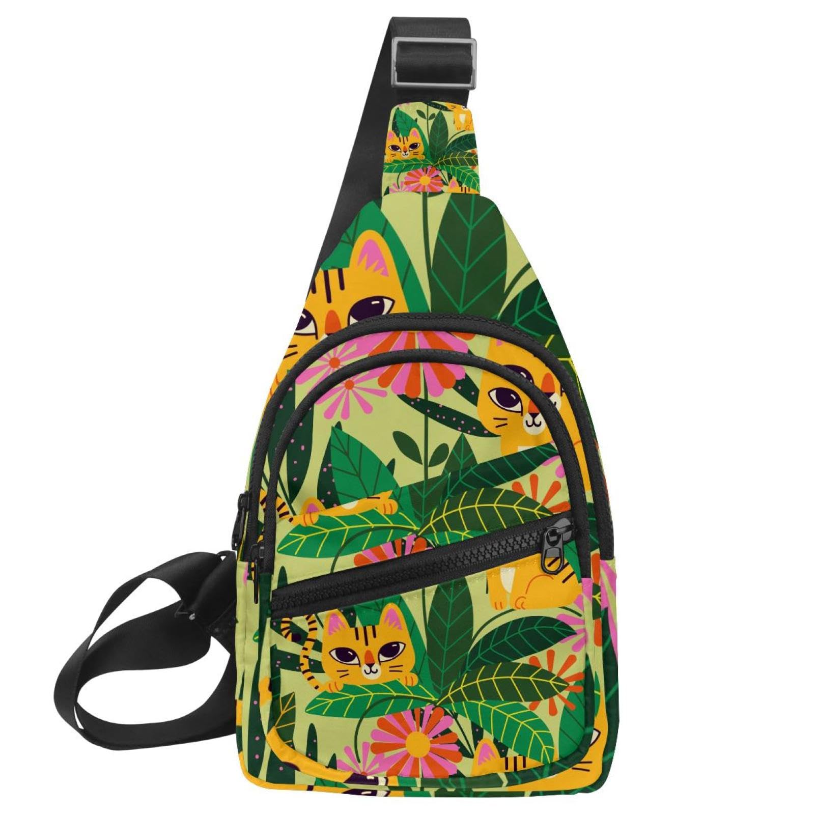 Bolso bandolera retro para manos libres con diseño floral cómodo 7