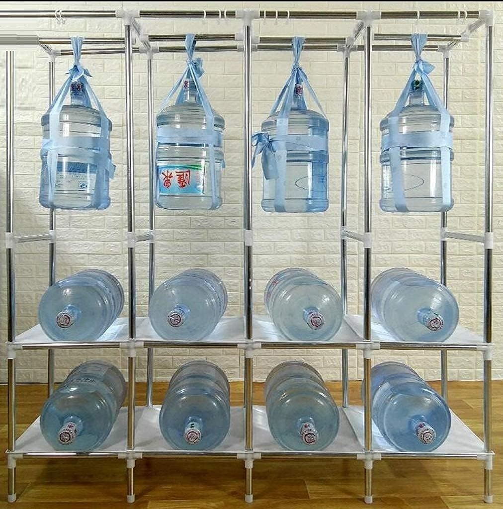 Portable Hanging Closet Wardrobe Simple Cloth Storage Cabinet Steel Pipe is Thickened/Reinforced Cloth Simple Modern Economy Portable Closet Shelf 66.9inx 67.7inx 17.7in