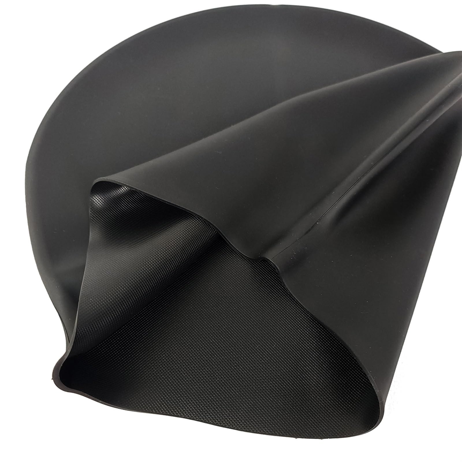 Bonnet de bain en silicone extra large pour cheveux longs tressés imperméable pour femmes, hommes, femmes (rose rose)