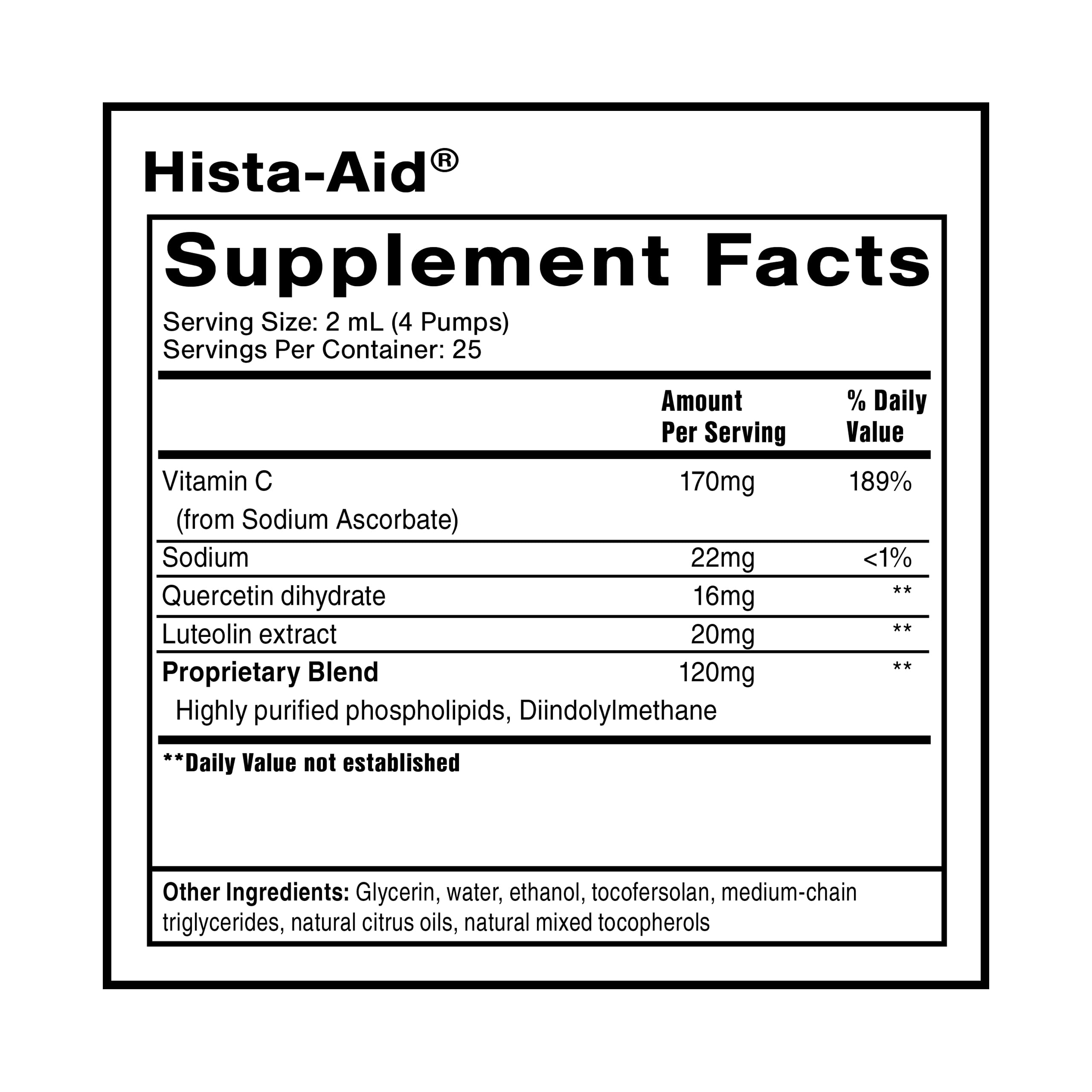 Quicksilver Scientific Nanoemulsified Hista-Aid, DIM, 50ml — Amazon image 2