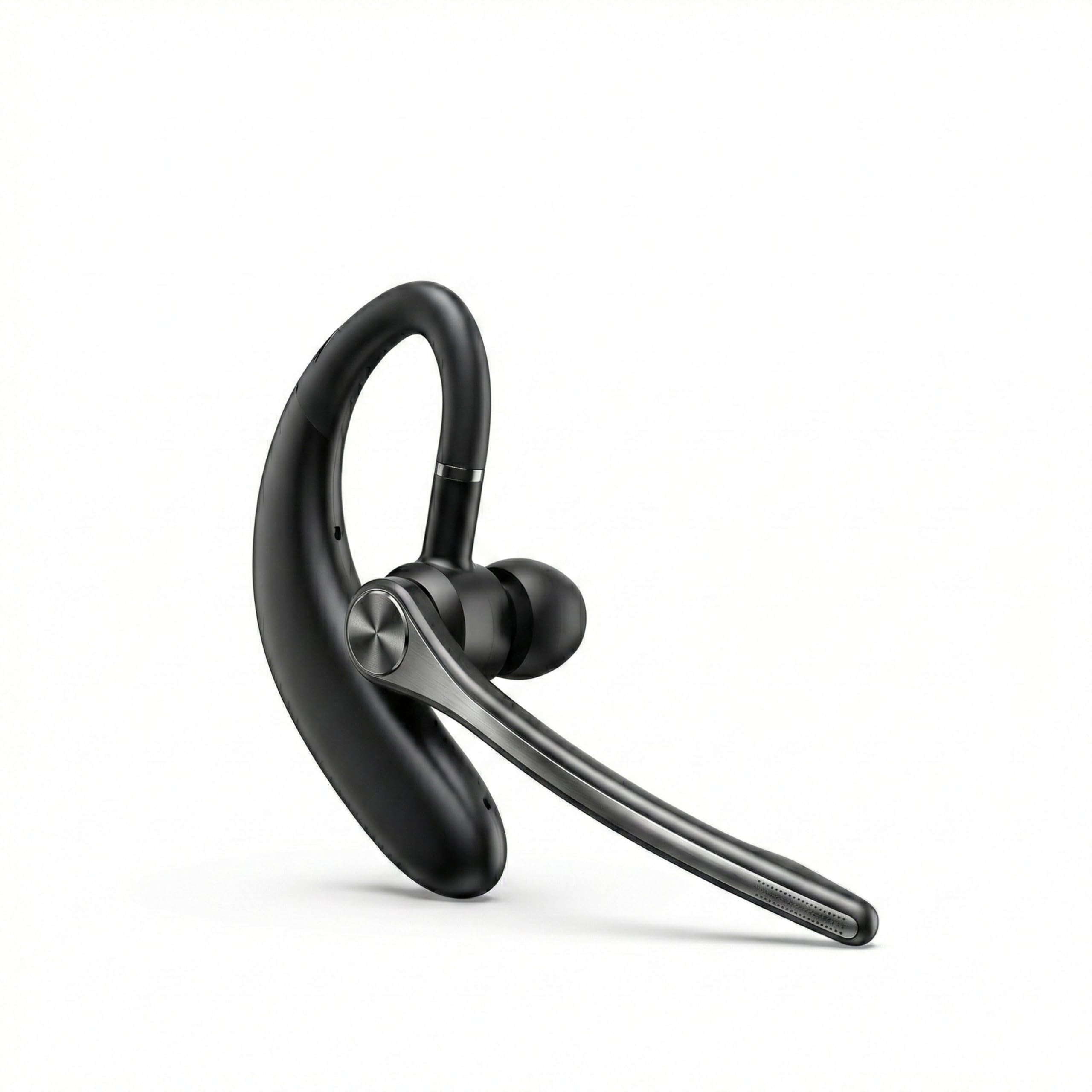 True Wireless S209 Single Ear Bluetooth Headset with Mic | Noise-Reducing HD Calling, 180° Rotating Boom Arm | Lightweight & Comfortable Design for Driving, Office & Work Calls
