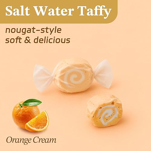 Miniatura 173 de Snack Attack Caramelos de agua salada envueltos individualmente a granel de 1 libra – Caramelos masticables de agua salada, sabores costeros