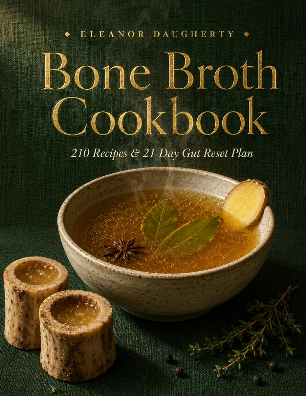 Bone Broth Cookbook: 210 Recipes & 21-Day Gut Reset Plan