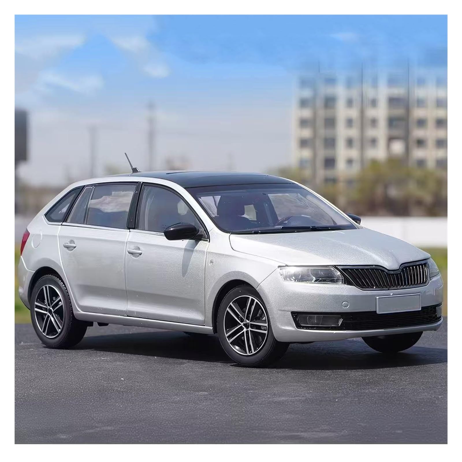 Btwodian Scale Model Car For Skoda For Rapid Diecast Model Car
