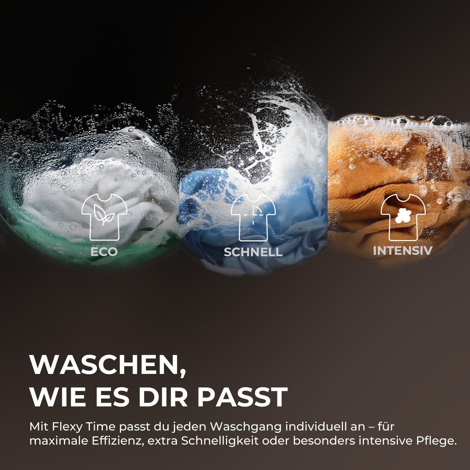 Haier Frontlader Waschmaschine 8kg 1400 U/min AI Power DD Motor Smart Wi-Fi HW80-B14667TU1