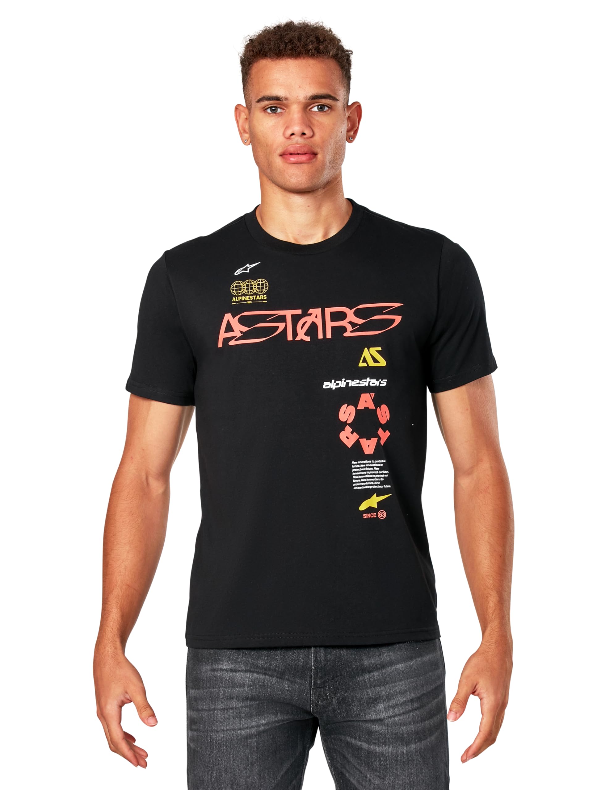 Alpinestars Animous Csf Tee T-Shirt, Nero, S Uomo - 4