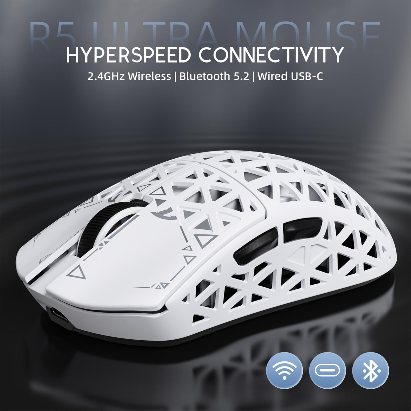 Amazon.com: ATTACK SHARK R5Ultra 8K Carbon Fiber Wireless Gaming