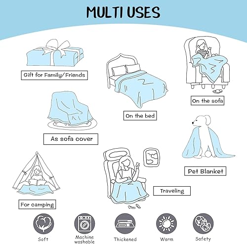 Miniatura 6 de M YESCUSTOM Manta personalizada con texto fotográfico, manta de franela personalizada para cumpleaños, Navidad, para familiares, parejas, amigos,