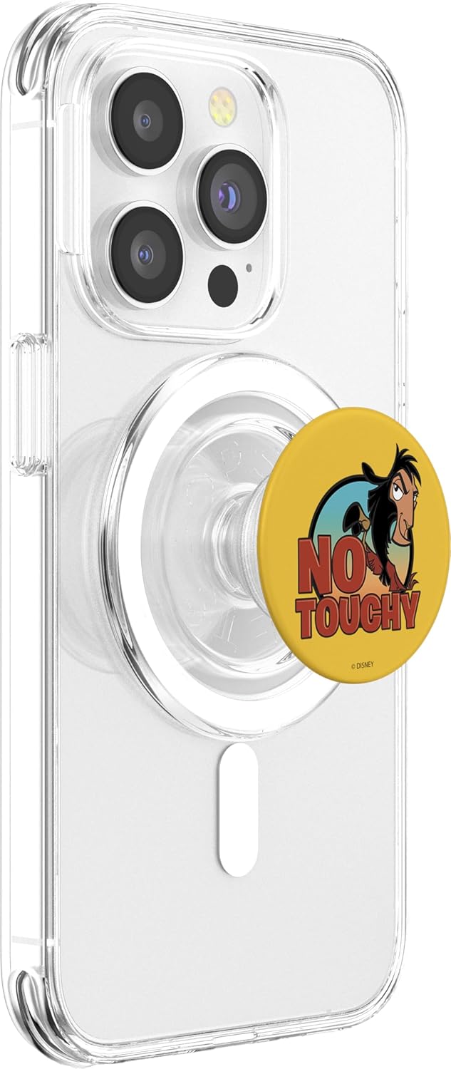 Disney Emperors New Groove Llama Kuzco No Touchy Attitude PopSockets MagSafe PopGrip for iPhone