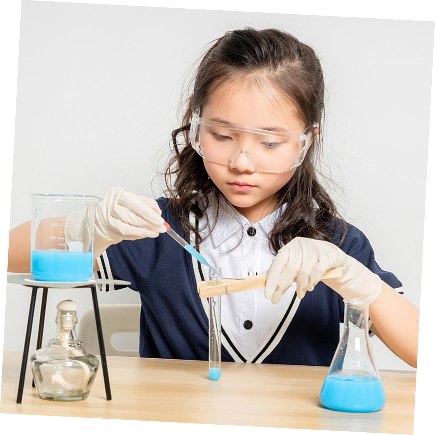 Baluue 5stücke Glas Messbecher Transparente Bechergläser Messwerkzeuge Flüssigkeitsmessbecher Für Laborexperimente