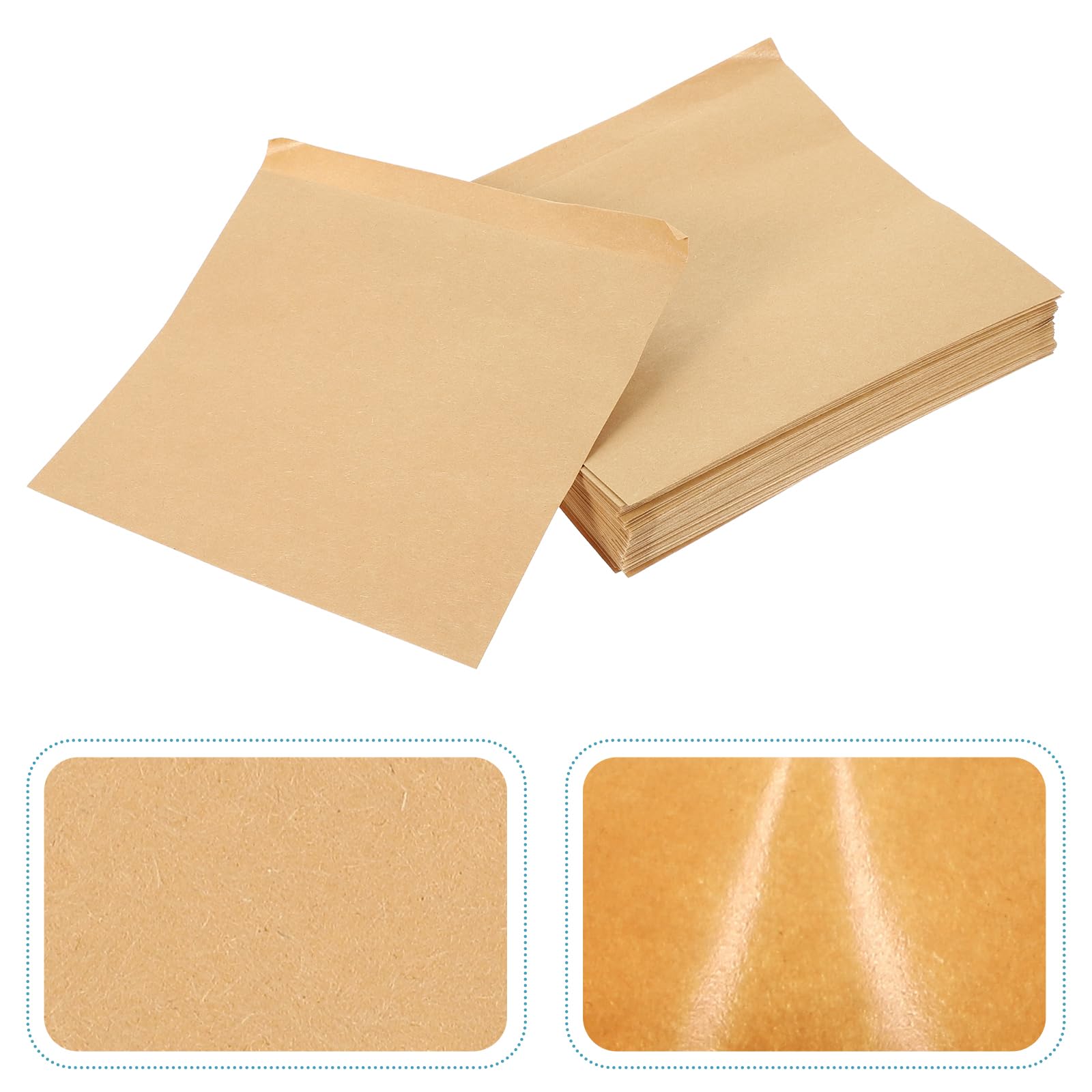 Healeved 100er Papiertüten – Braun, 16x15 Cm, Lebensmittelecht, Für Snacks, Kekse & Geschenke