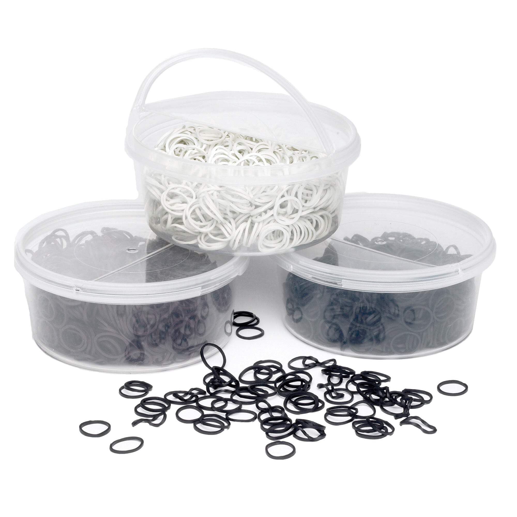 LINCOLN Plaiting Bands - Horse/Equine - Black - approx 800