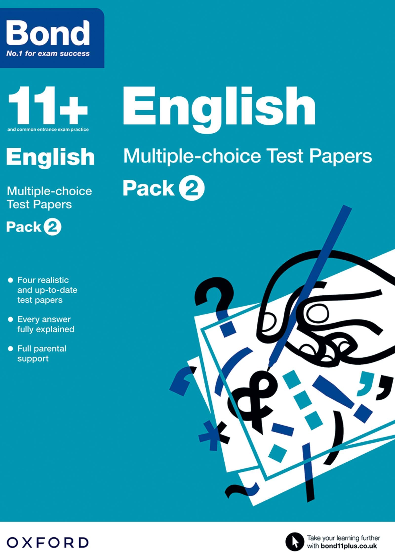 Bond 11+: English Multiple-choice Test Papers: Pack 2