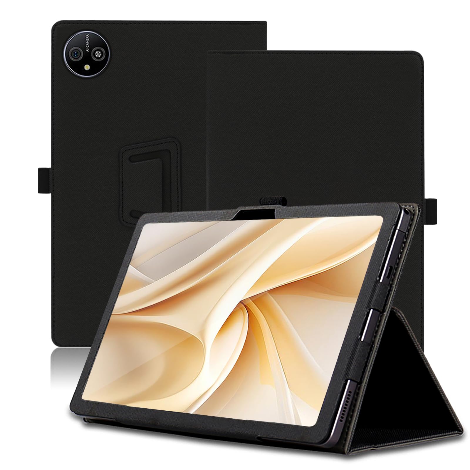 Case for Ulefone Tab A11 Pro 11 inch, Ulefone Tab A11 Pro Tablet Case, Folding Stand Protective Cover with Pencil Holder and Wrist Strap, Full