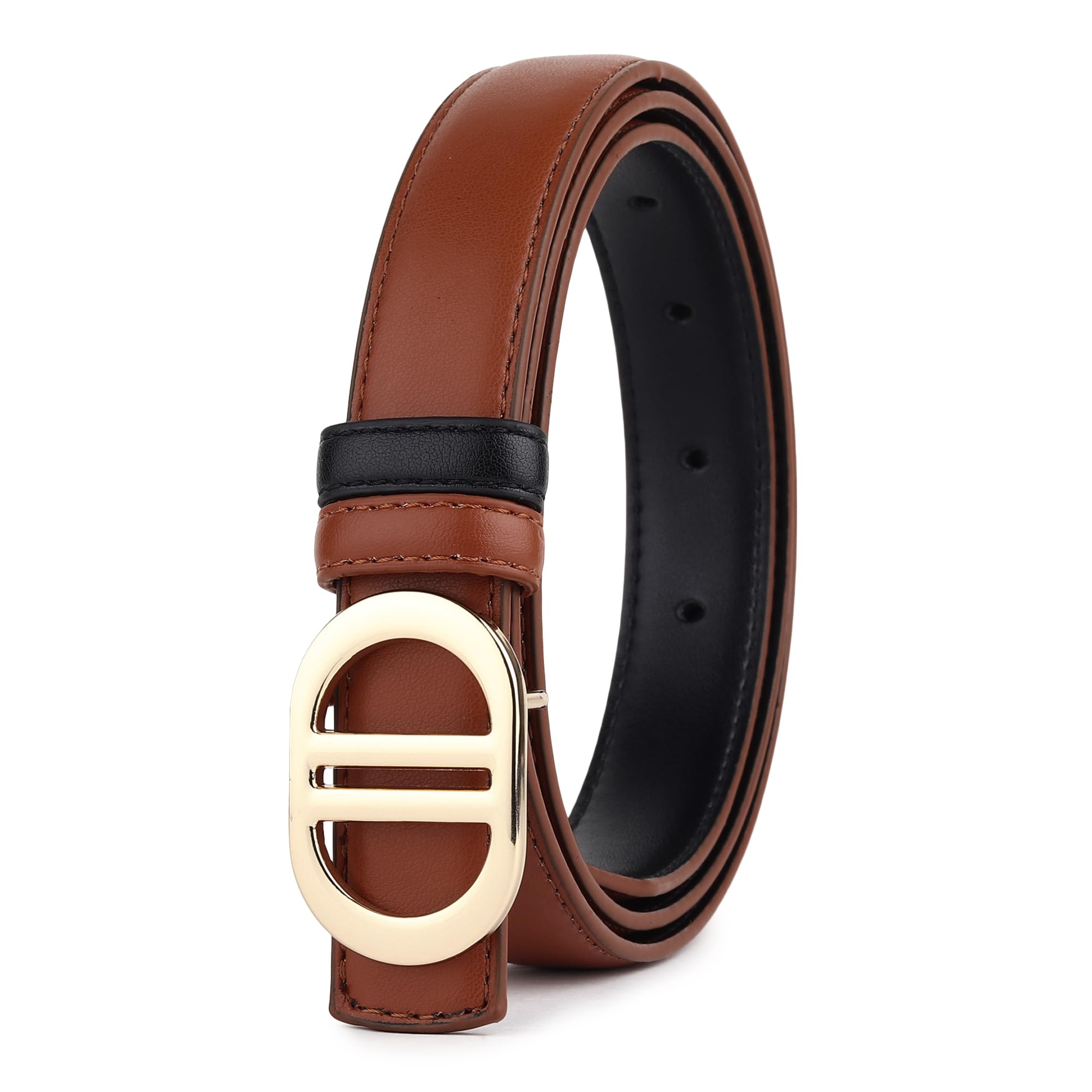 urban alfami Women’s Reversible Belt | 2-in-1 Dual Colour | Detachable Buckle Design-picture-37