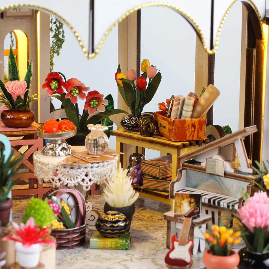Exquisito Kit de jardín en Miniatura, Proyecto de casa de Bricolaje