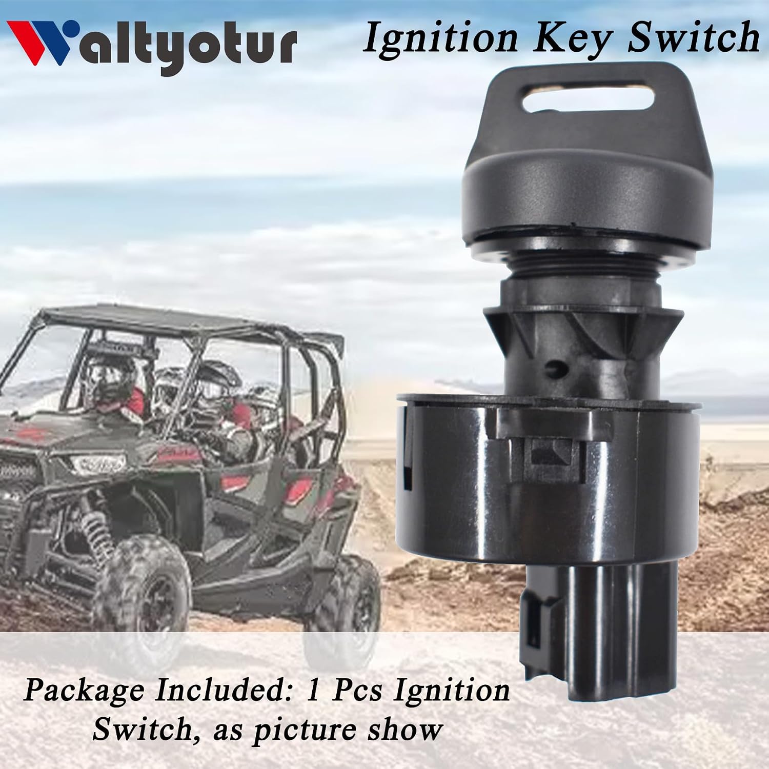 waltyotur Ignition Key Switch 0430-090 Replacement for Arctic Cat 400 500 550 650 700 1000