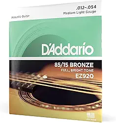 Encordoamento Para Violão Aço .012-.054 D'Addario Bronze 85/15 EZ920