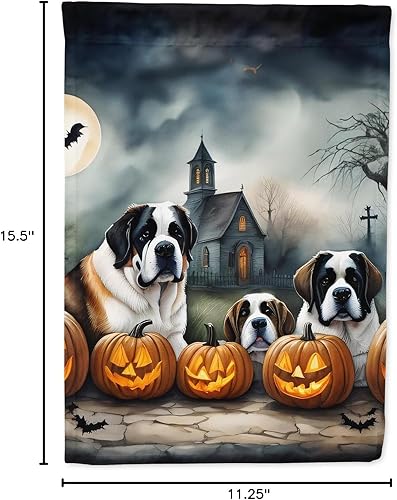 Miniatura 113 de Caroline's Treasures DAC2011GF - Bandera decorativa para jardín de Halloween con diseño de beagle para jardín, jardín, jardín, jardín, multicolor