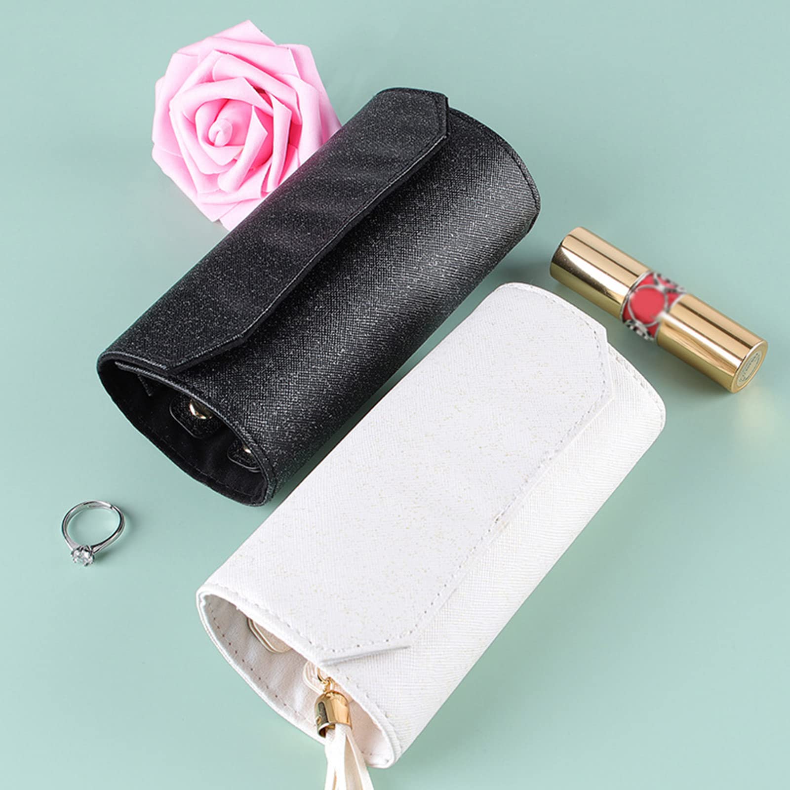 Portagioie portatile a forma di bara scatola di gioielli leggeri orecchini collana gioielli scatola regalo per ragazze donne