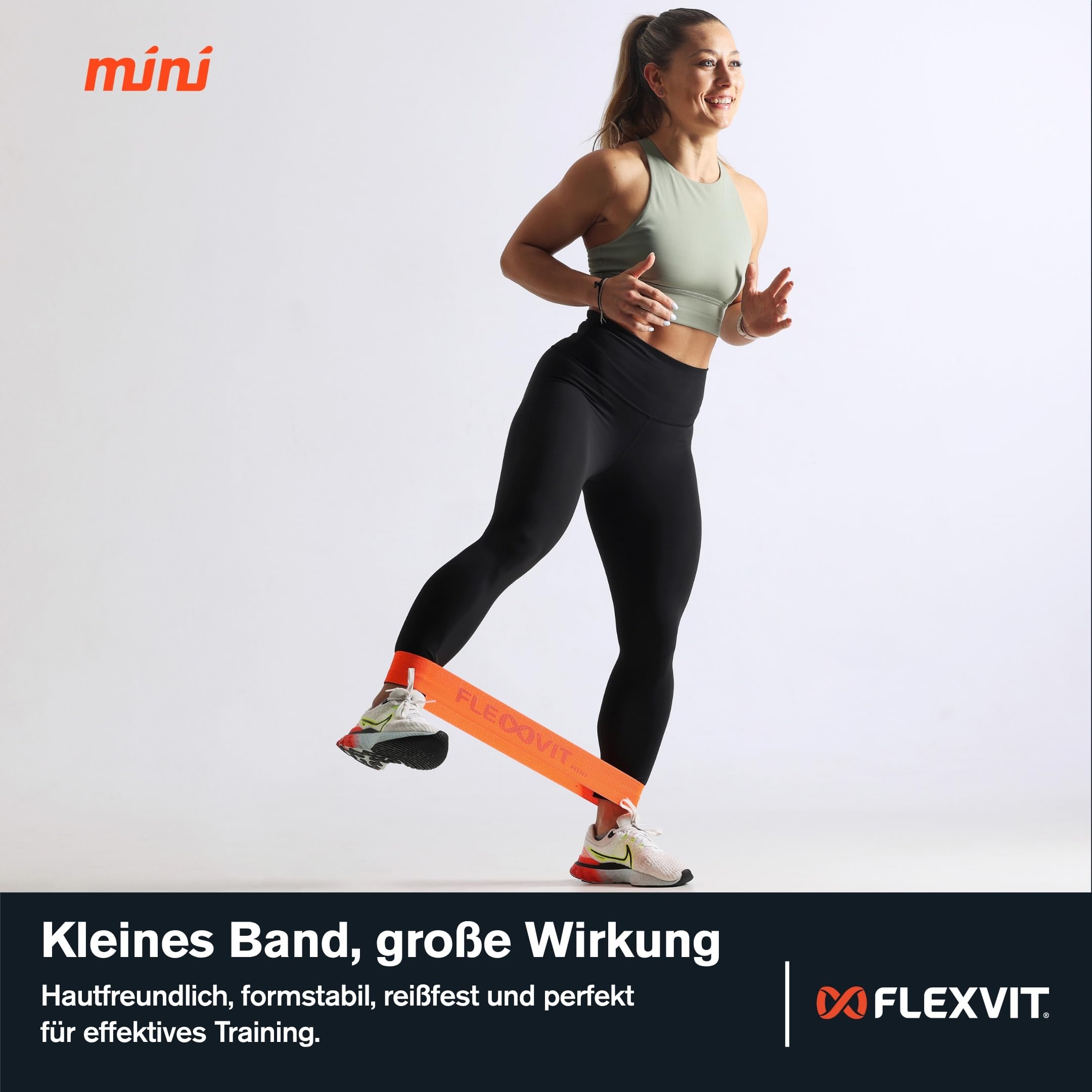 FLEXVIT Mini 10er Set – Widerstandsbänder für Mannschaften, Gruppen, Athletiktraining, Schule & Verein | Robuste, waschbare & vielseitige Sportbänder | Bänder in 6 Widerstandsstufen | Made in Germany