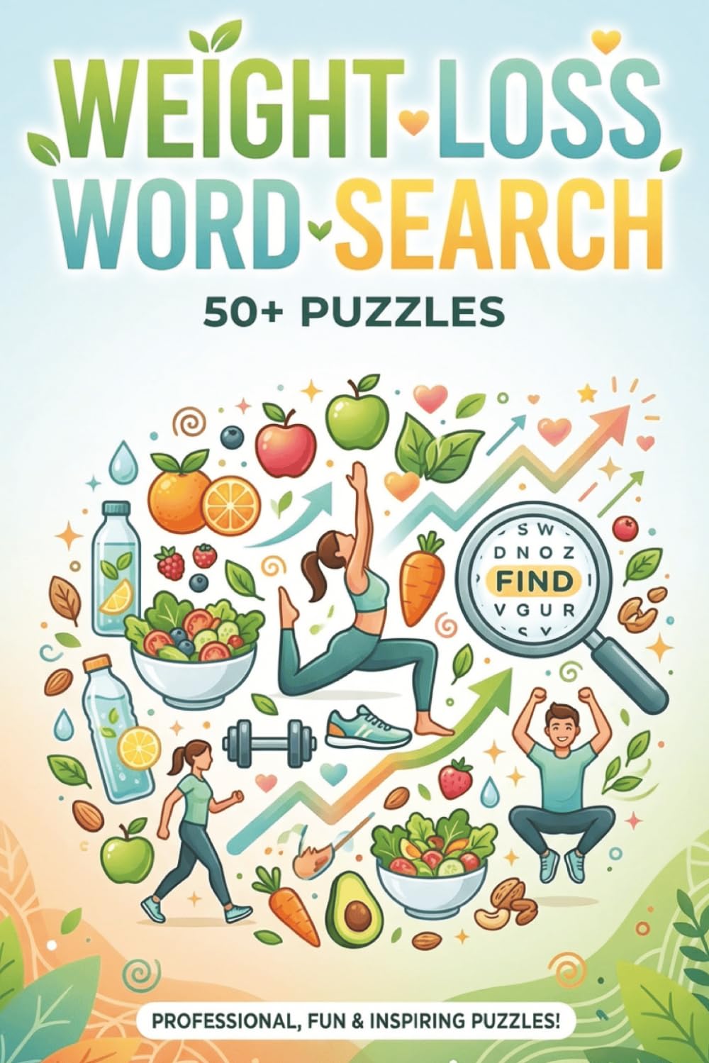 Weight Loss Word Search Book: Where Fitness Goals Meet Brain Games