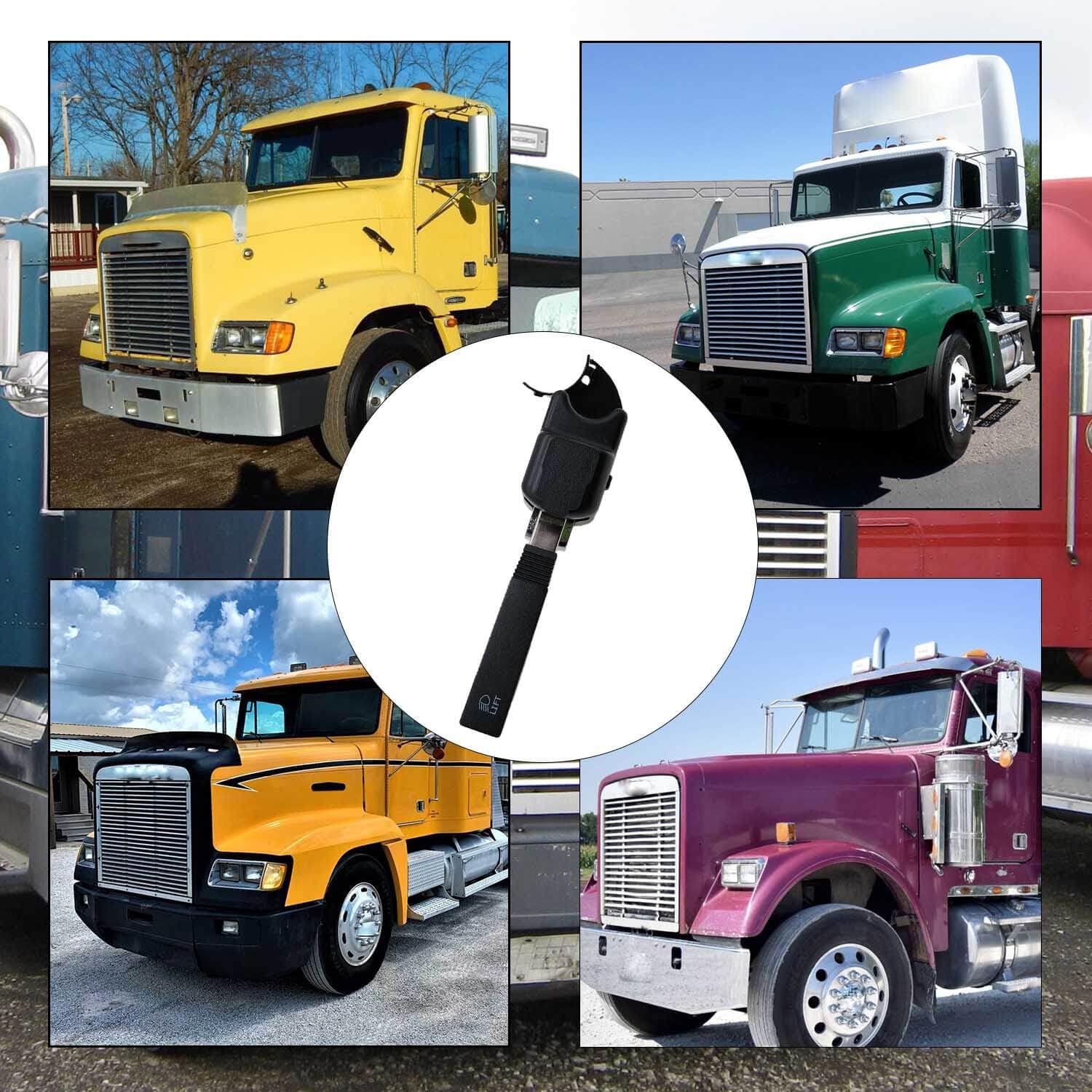 1481177 Turn Signal Switch Fit for Freightliner FLD Series,Heavy Duty Multifunction Switch Replace 999177 1481177 01481176 577.46010 Gro-48522,TL3005