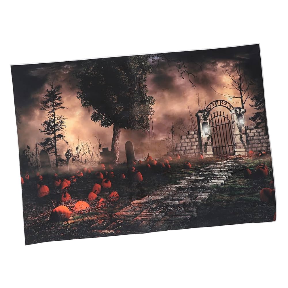 Amazon | Angoily 写真撮影の背景布 halloween haloween