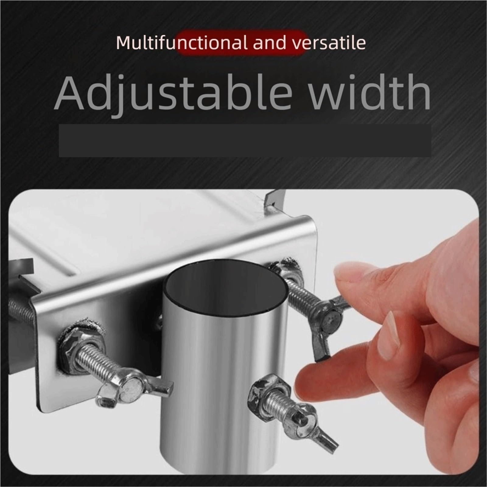 Ombrello Deck Mount 2PCS Regolabile Ombrello Morsetto Staffa Facile da Installare Patio Holder Stabile Antiurto Ombrellone Fissaggio Clip Sedia